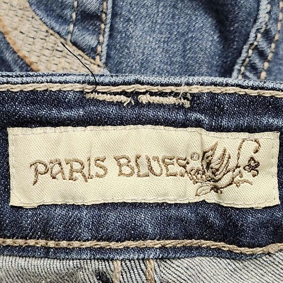 Paris Blues Jeans Teen Womens 13 Straight Fit Low Rise Embroidered Pockets Denim - Picture 10 of 14